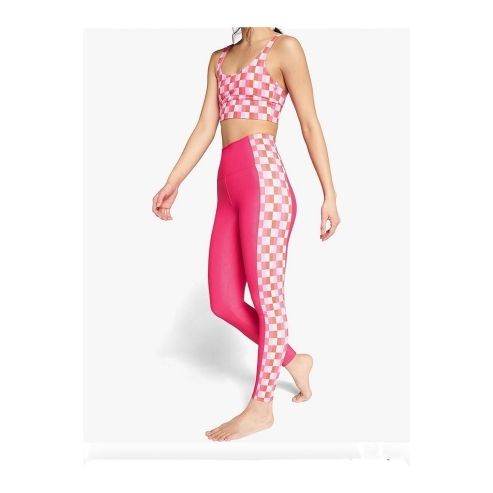 Beach Riot Print Lab: Check Me Out Megan Leggings NWT